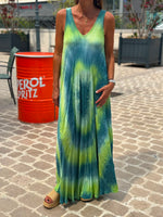 Charger l'image dans la galerie, Robe CASSANDRA Vert anis
