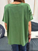 Charger l'image dans la galerie, Tee shirt uni LORIS Vert bouteille
