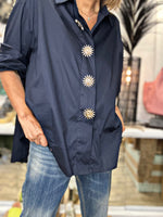 Charger l&#39;image dans la galerie, Chemise SOLYA Marine
