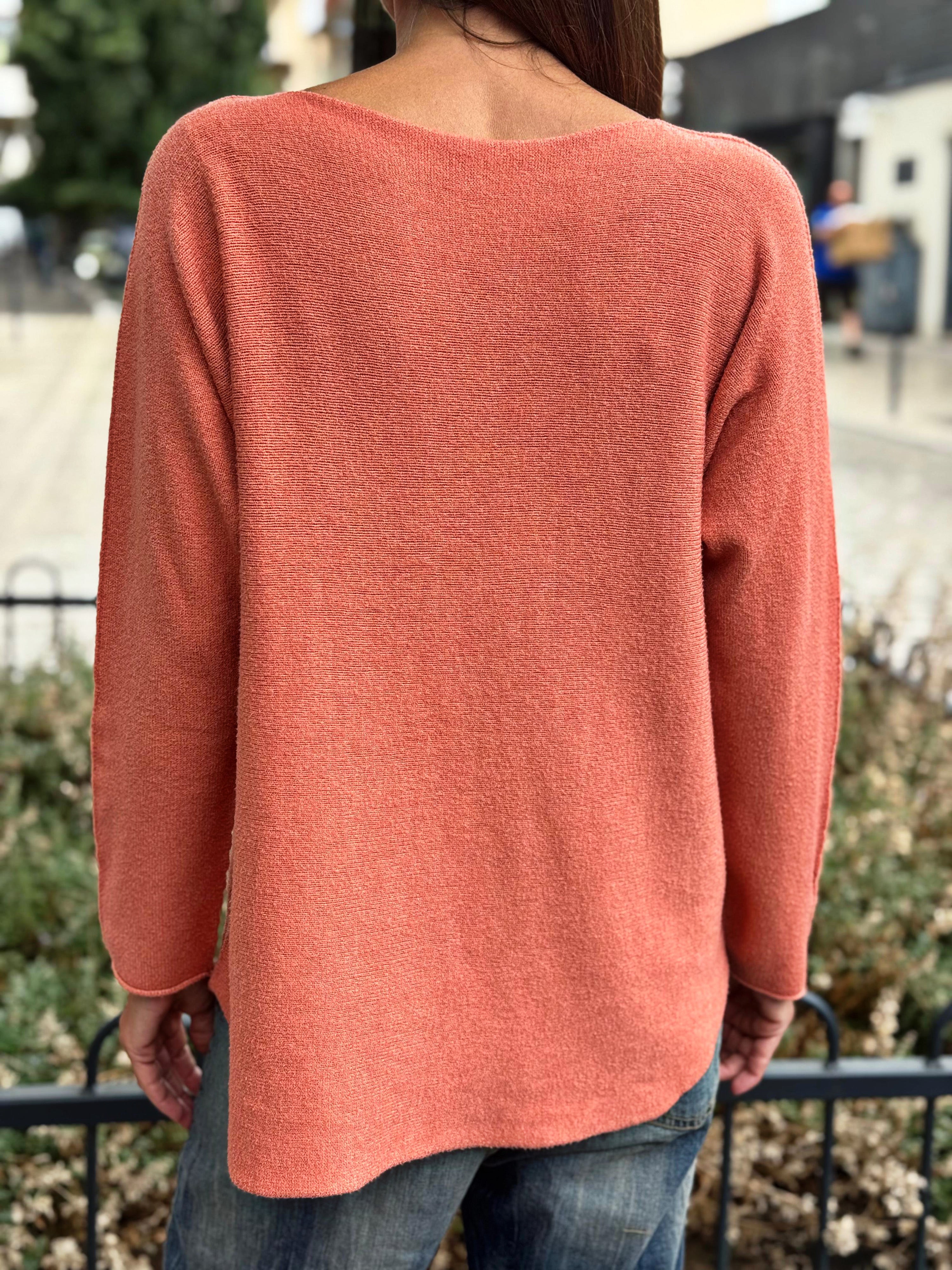 Pull doux TAO Corail