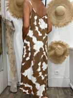 Charger l'image dans la galerie, Robe tie &amp; dye DUNE Camel
