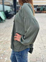 Charger l&#39;image dans la galerie, Blouse NAYA Kaki
