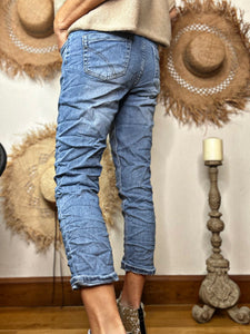 Jeans COEUR Bleu clair