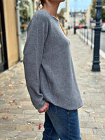 Charger l&#39;image dans la galerie, Pull doux LINO Gris
