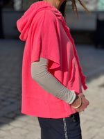Charger l'image dans la galerie, Sweat SPATULA Banditas Fuchsia coton gratté coupe large

