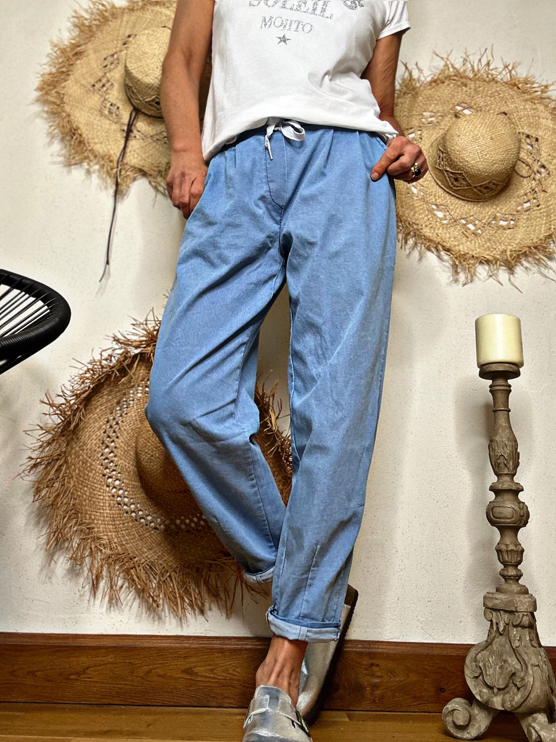 Pantalon ZACHARY Bleu