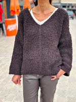 Charger l&#39;image dans la galerie, Pull ALVAR Choco
