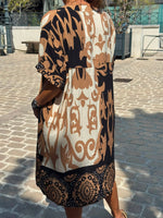 Charger l'image dans la galerie, Robe MILA Camel
