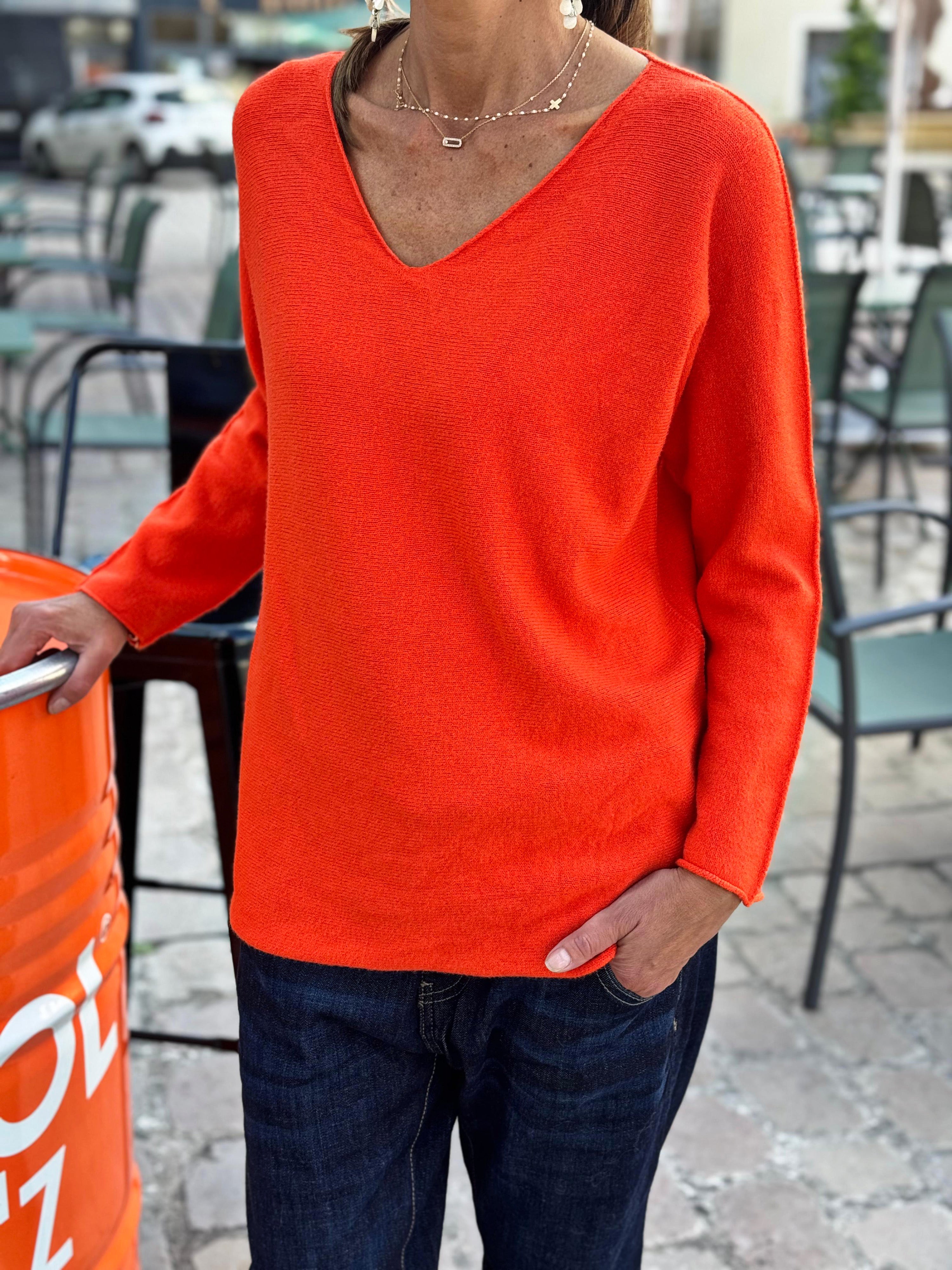 Pull doux TAO Orange