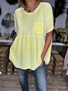 Top VANILLE Jaune