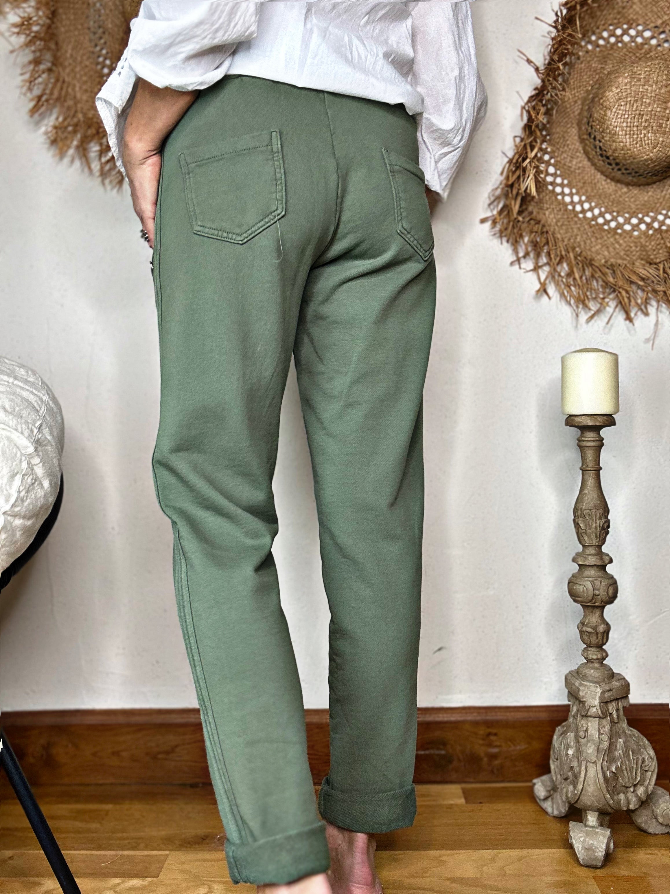 Pantalon MARCEAU Kaki