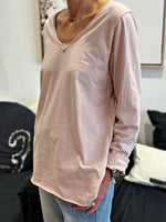 Charger l'image dans la galerie, T-shirt manches longues Rose - ILONA
