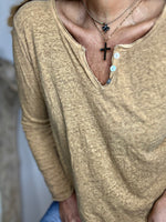 Charger l'image dans la galerie, T-shirt HELIA Camel
