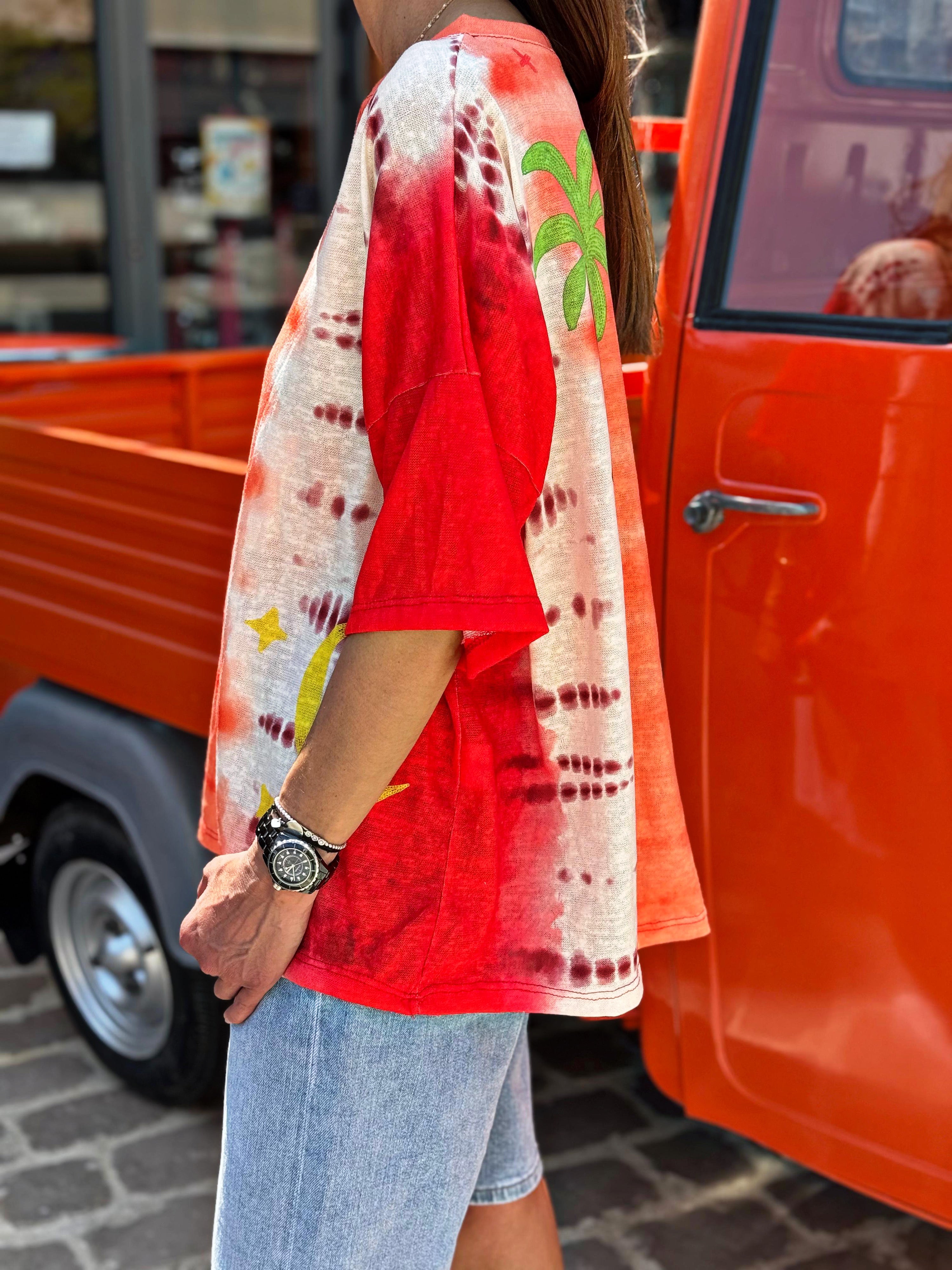 Tee shirt PALMIE Orange