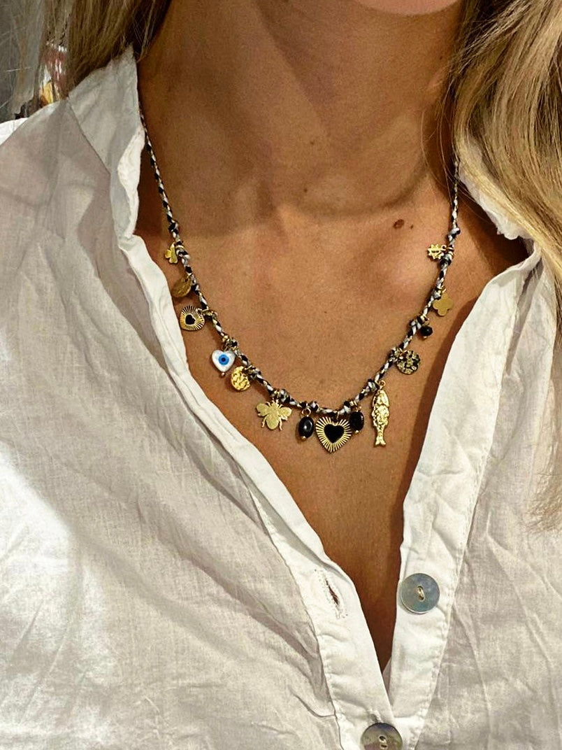 Collier SIA Noir