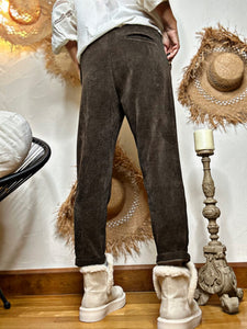 Pantalon VOLTAIRE Choco