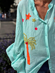 Chemise FABIOLA Aqua
