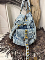 Charger l'image dans la galerie, Sac ORLANE Jeans Bleu

