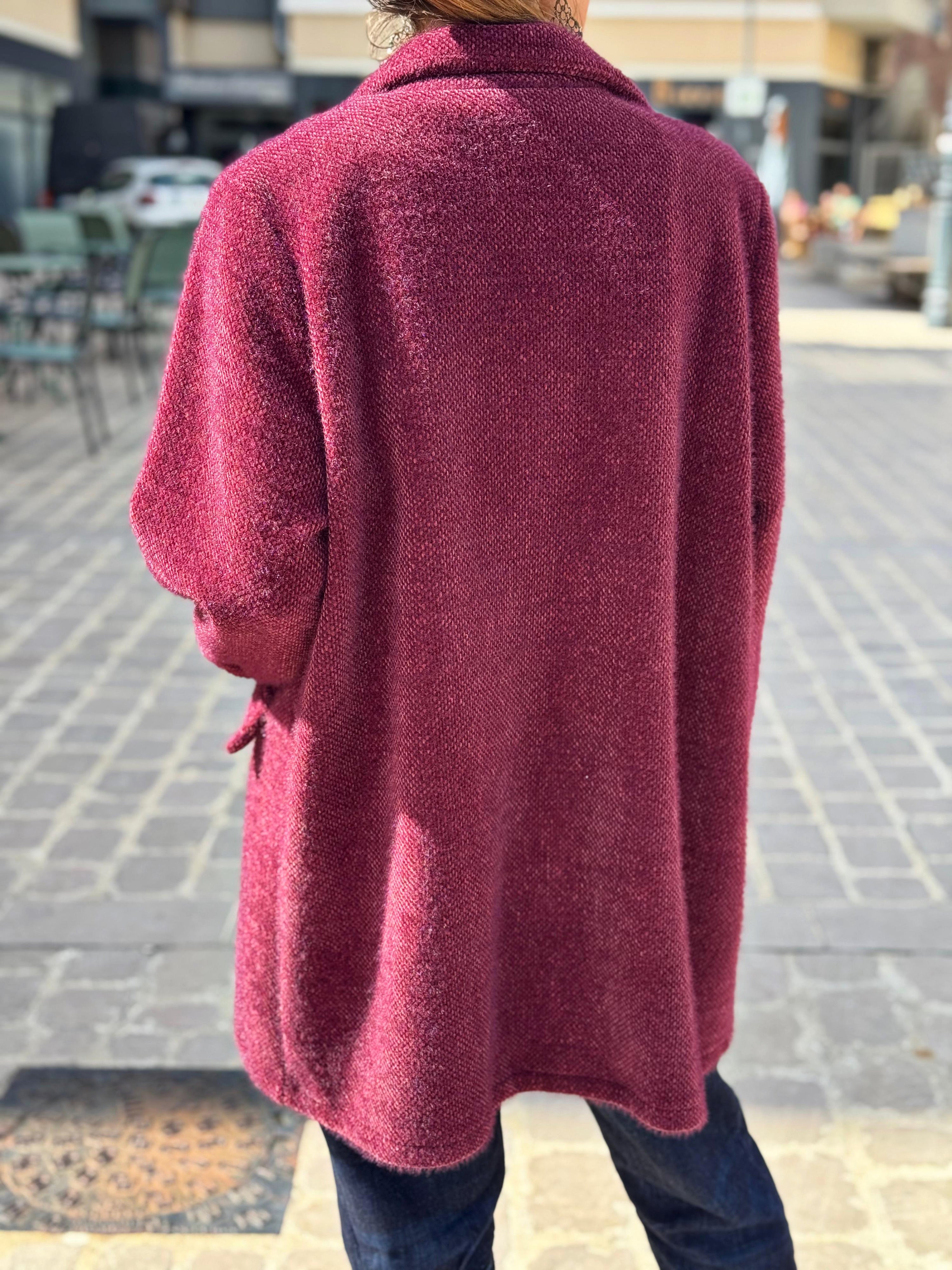 Manteau VIRGIL Bordeaux
