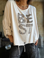 Charger l'image dans la galerie, Tee shirt BEST Ecru
