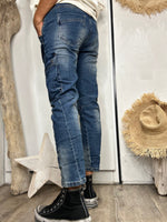 Load image into Gallery viewer, SAM Faded Blue Jeans - Sexy Woman

