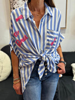 Charger l&#39;image dans la galerie, Chemise TAKE ME TO PARIS Bleu ciel
