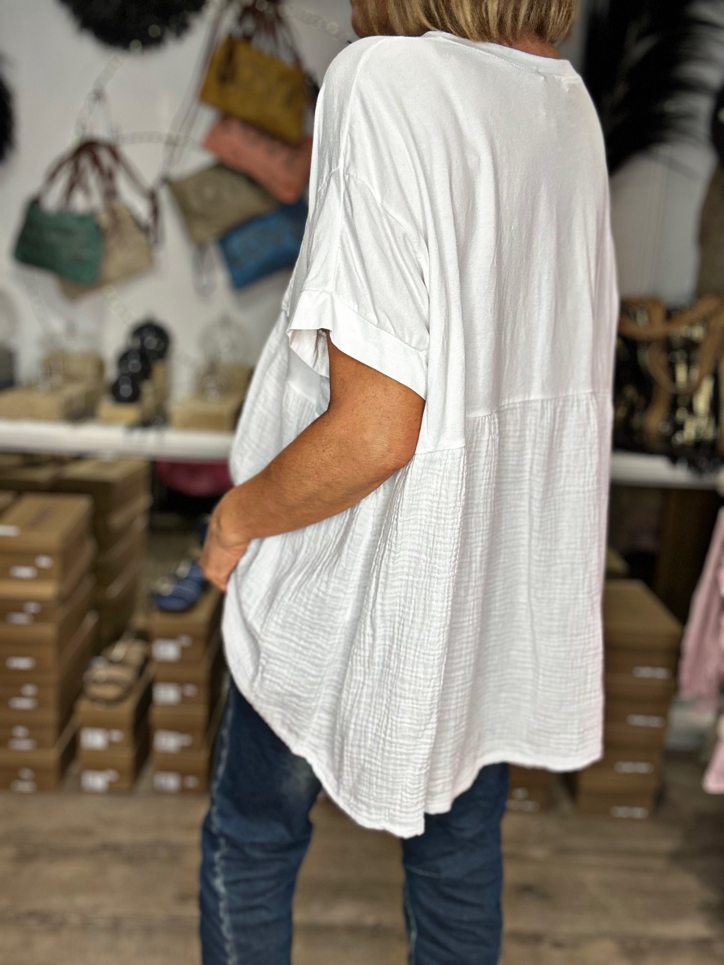 Top VANILLE Blanc