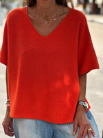 Charger l'image dans la galerie, Pull doux LALY Orange
