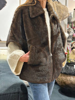 Charger l&#39;image dans la galerie, Veste/Poncho MAYA Choco
