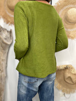 Charger l'image dans la galerie, Pull doux LINO Vert olive
