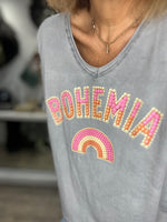 Charger l&#39;image dans la galerie, Tee shirt BOHEMIA Gris
