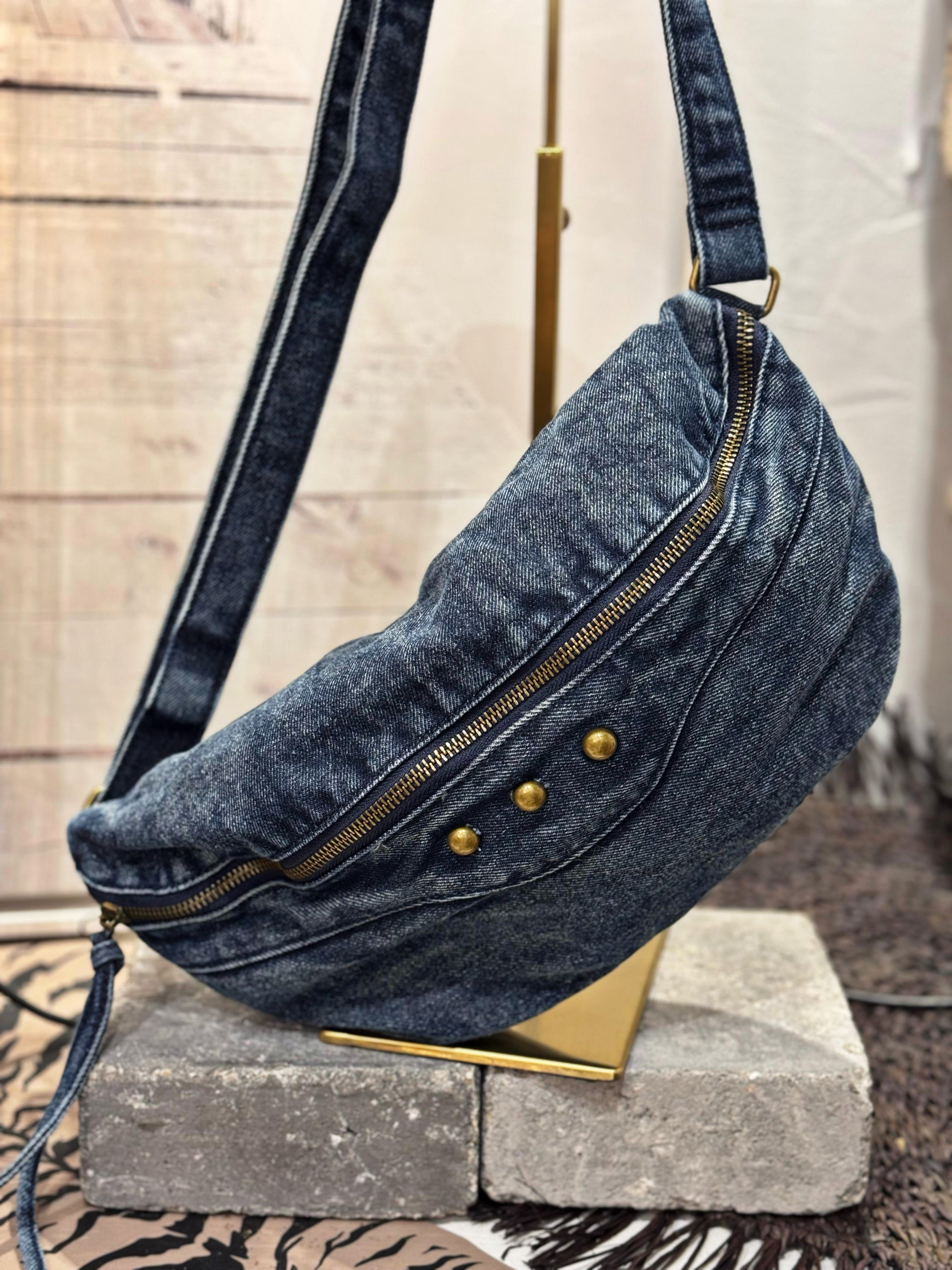 Sac banane BERTO Bleu foncé