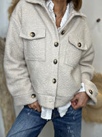 Charger l'image dans la galerie, Blouson bouclette GAB Beige
