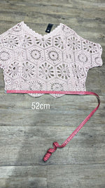 Charger l'image dans la galerie, Pull crochet + Top ZARA Noir
