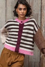 Charger l'image dans la galerie, Gilet MAIA Choco - Gold and Silver
