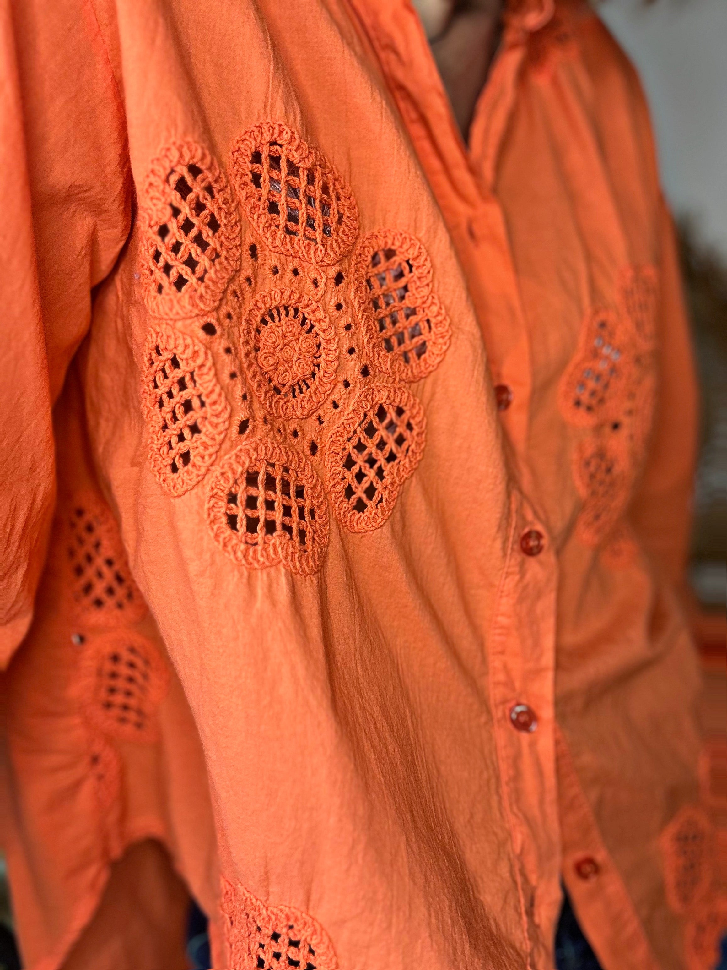 Chemise DALLA Orange