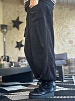 Charger l'image dans la galerie, Pantalon velours cotelé souple GASPARD Noir
