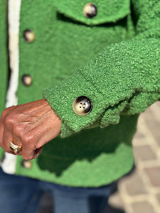 Blouson bouclette GAB Vert