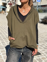 Charger l'image dans la galerie, Sweat sans manches VIKA Kaki
