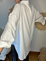 Charger l&#39;image dans la galerie, Chemise SAFIA Blanc/Strass
