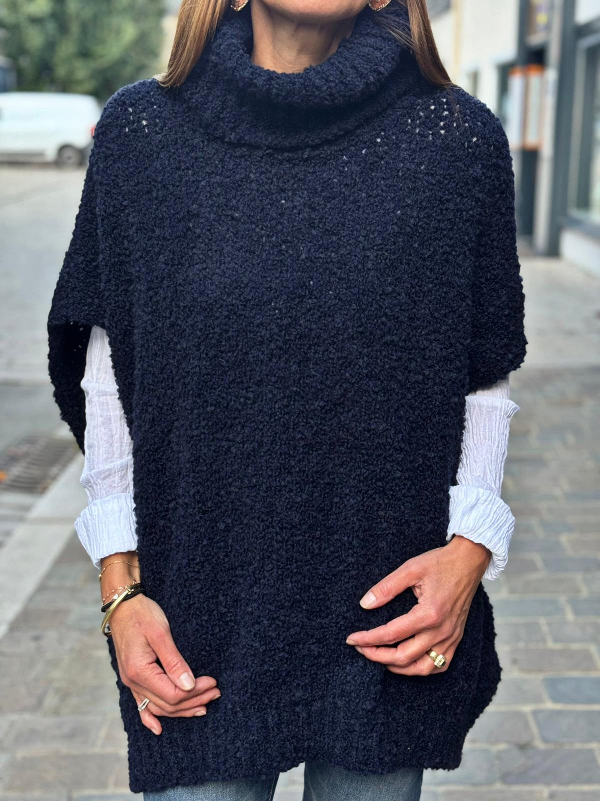Pull sans manche BERNIE Marine