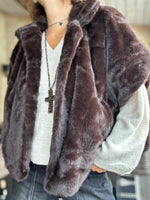 Charger l'image dans la galerie, Blouson manches courtes MAE Choco
