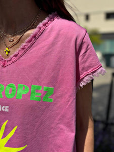 Tee shirt ST-TROPEZ Fuchsia