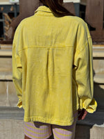 Charger l'image dans la galerie, Veste/Surchemise Jaune effet délavé - NYSA
