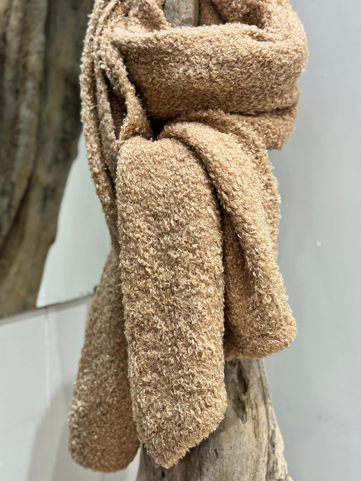 Bonnet MAKO - Écharpe JAKO Camel