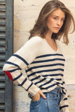 Charger l'image dans la galerie, Pull AURORE Marine - Gold and Silver
