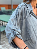 Charger l&#39;image dans la galerie, Chemise DAKOTA Gris effet délavé
