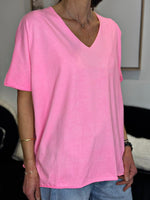 Charger l'image dans la galerie, Tee shirt uni LORIS Rose malabar
