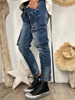 Load image into Gallery viewer, SAM Faded Blue Jeans - Sexy Woman

