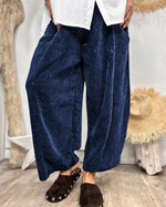 Charger l'image dans la galerie, Pantalon velours cotelé EMILIO Marine
